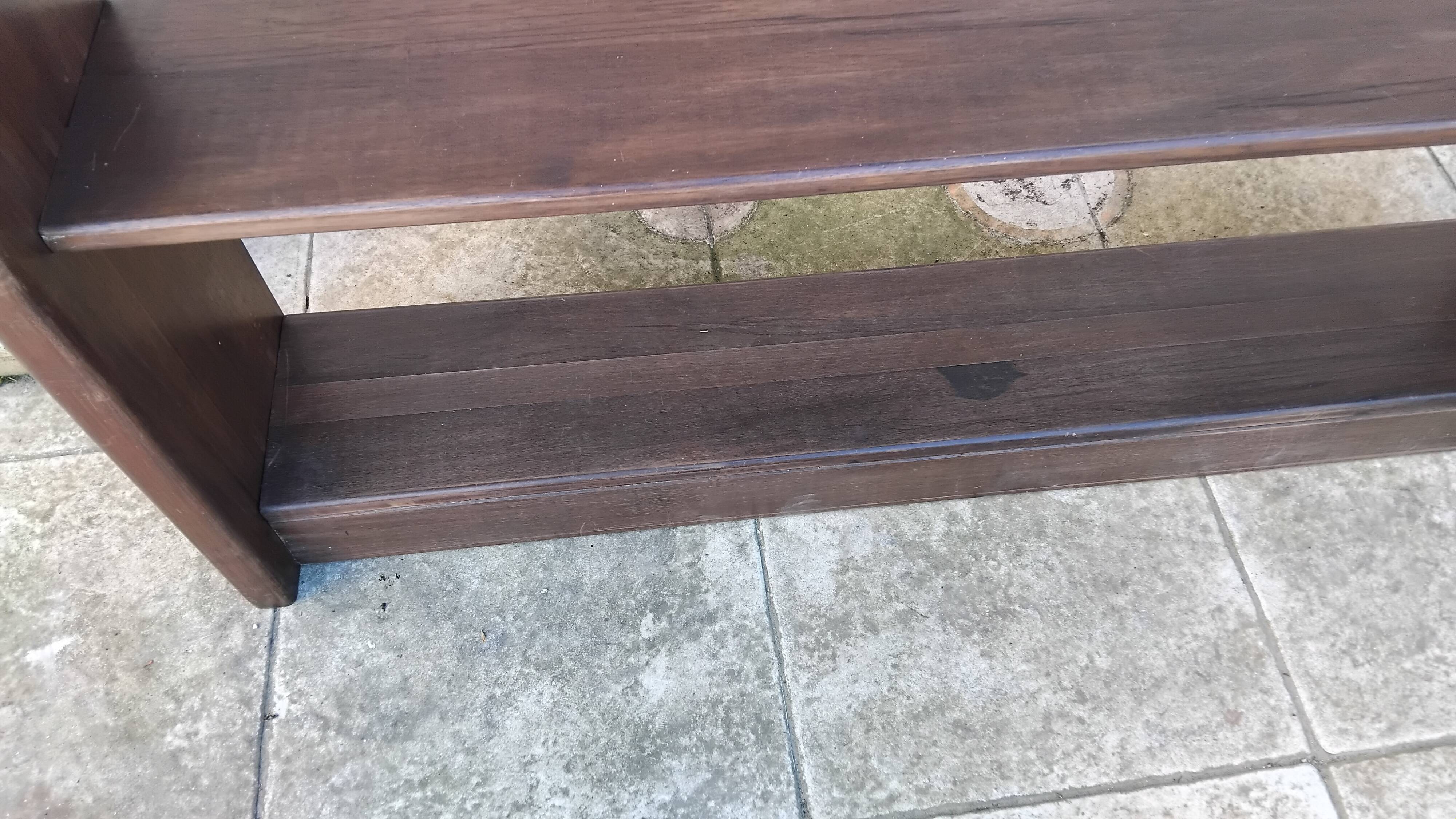 Brutalist design Scandinavian bookshelf Olavi Hänninen vintage