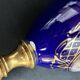 Royal blue porcelain ewer signed early 20th century
