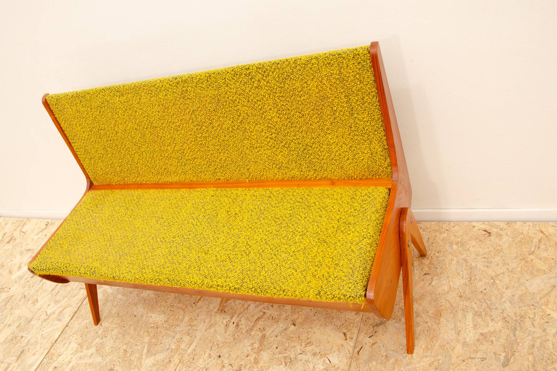 Small mid-century bench, 1960s, Czechoslovakia
