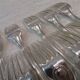 12 silver plated dessert forks, goldsmith Frionnet shell 18.3cm
