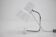 1960s Josef Hurka White Small Lamp, Czechoslovakia