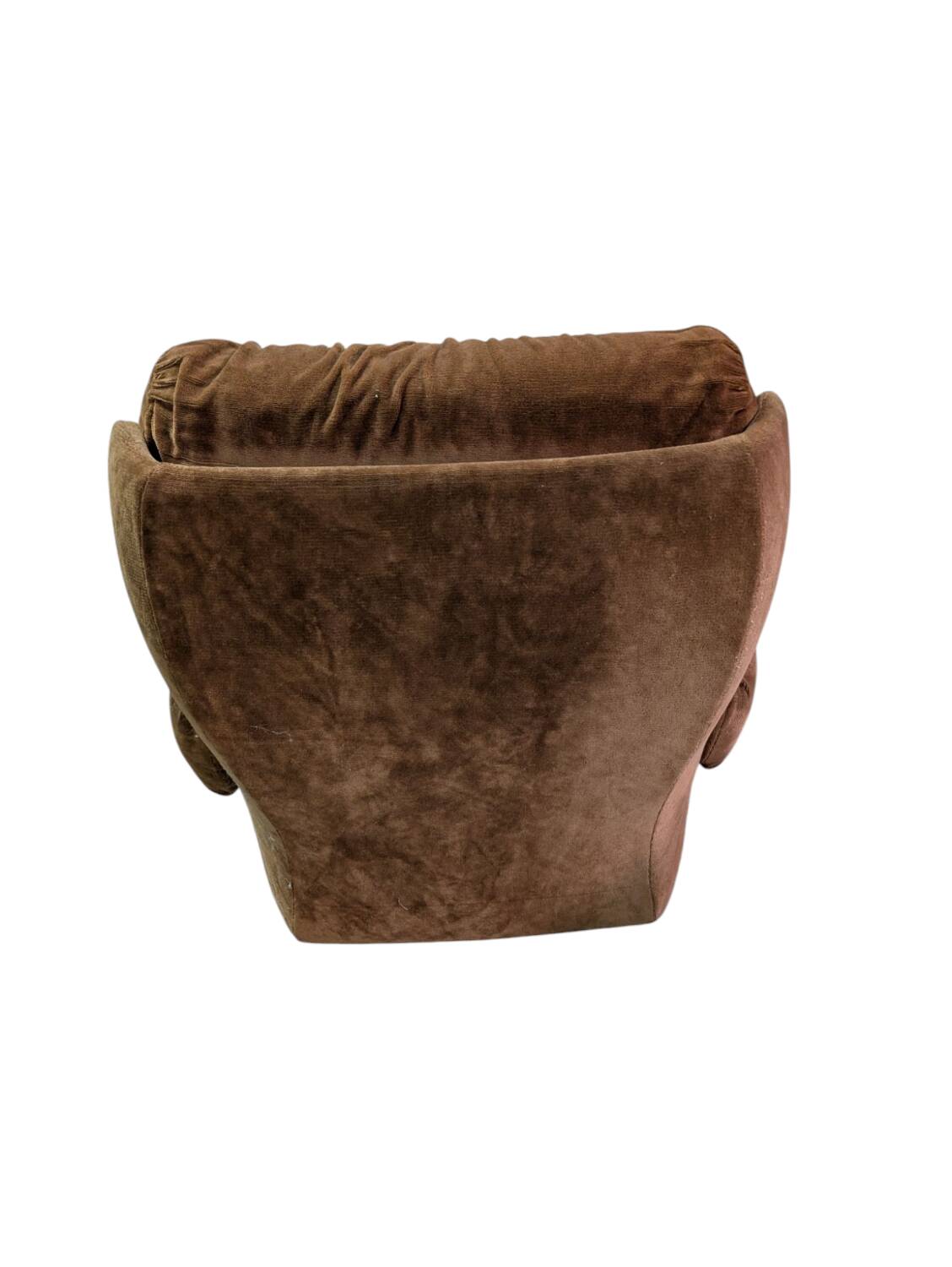 Vintage velvet armchair