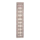 Vintage Turkish Hand-Knotted Wool Cotton White Runner 80x401