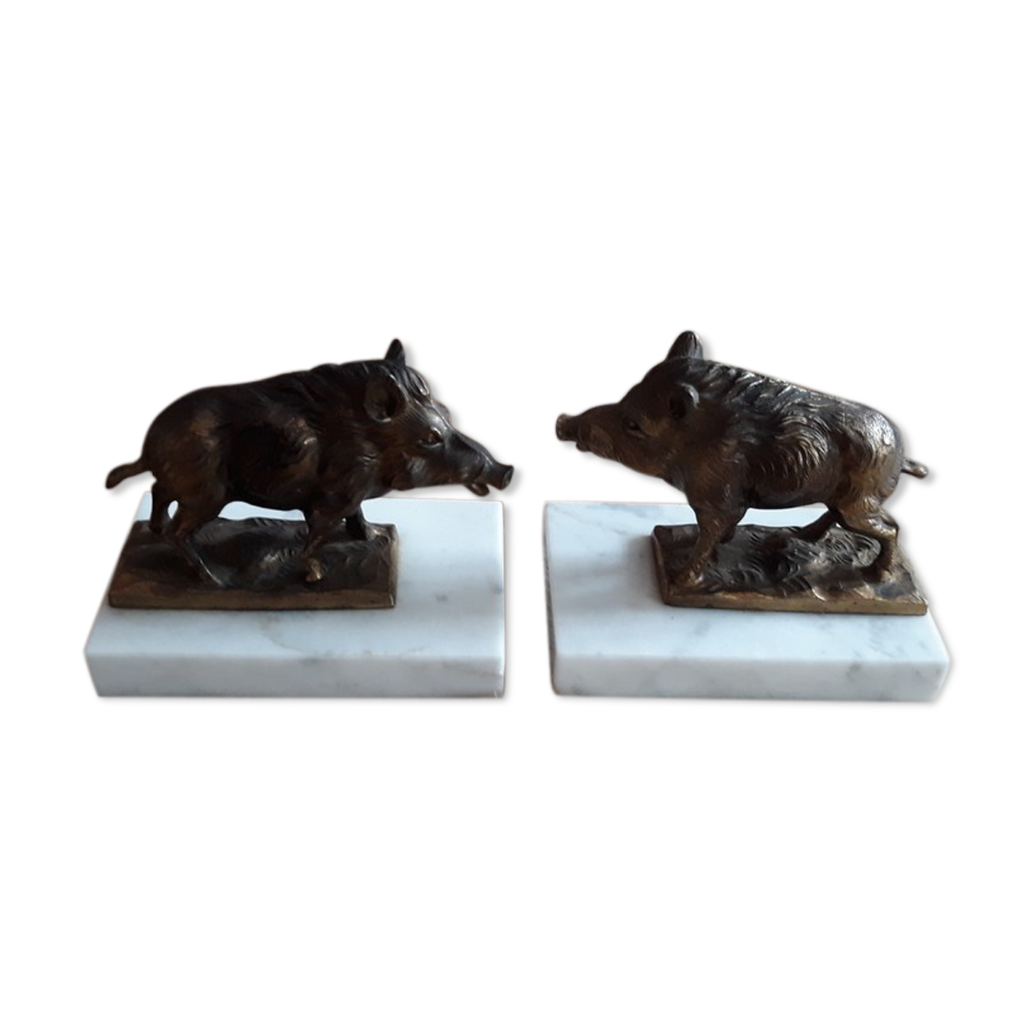 Bookends - boars - 50s