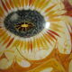 Kerbigot plate, hand-painted enamelled ceramics, Brittany