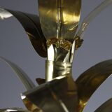 Lampe de sol table en laiton de palmier Bottega Gadda Italie, 1960
