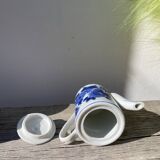 Asian blue and white ceramic teapot