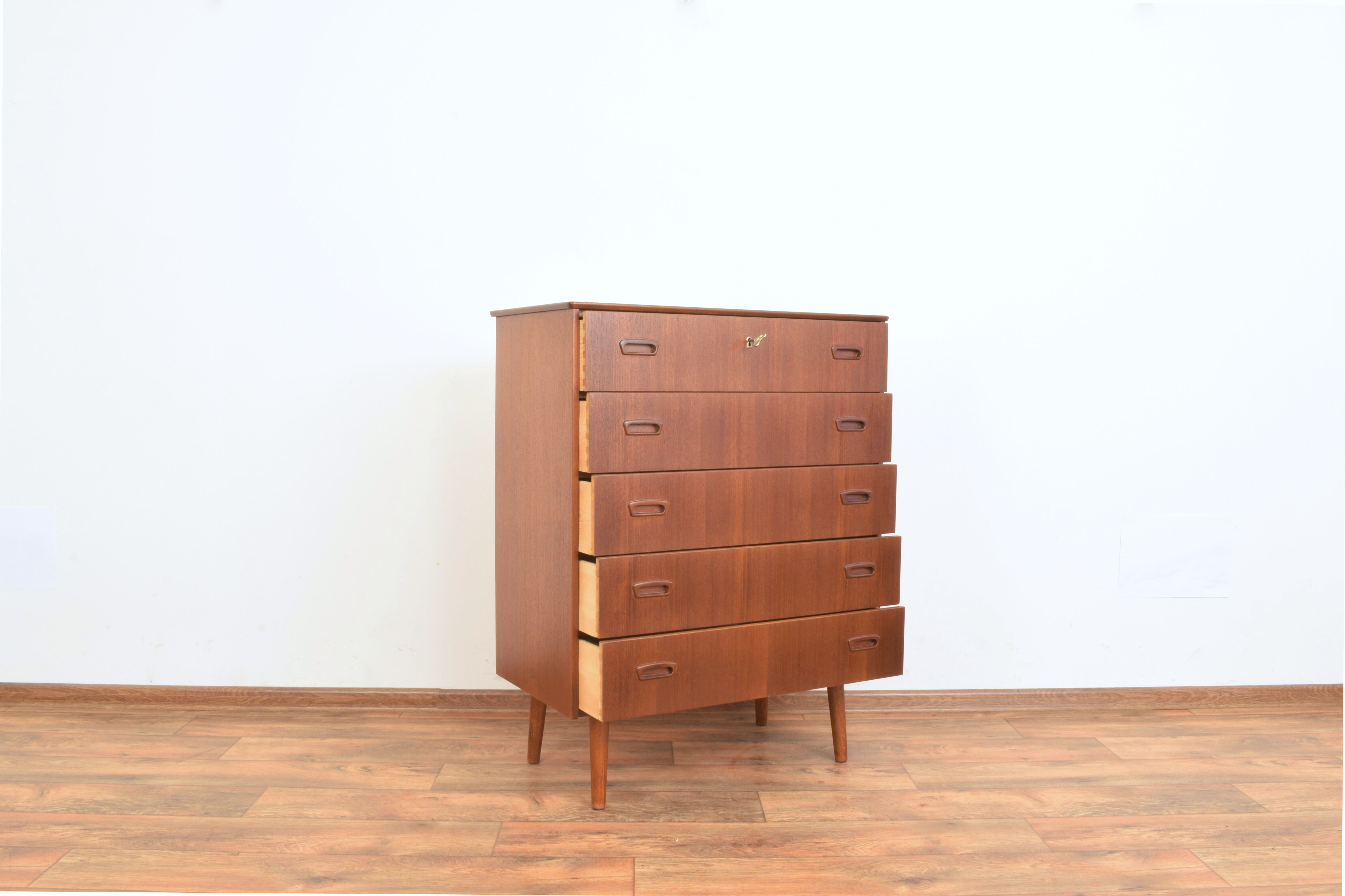 Danish teak chest of drawers
