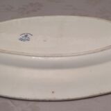 Faience dish of clairefontaine decor marine