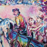 Walter Spitzer: The Jewish Wedding, original signed lithograph