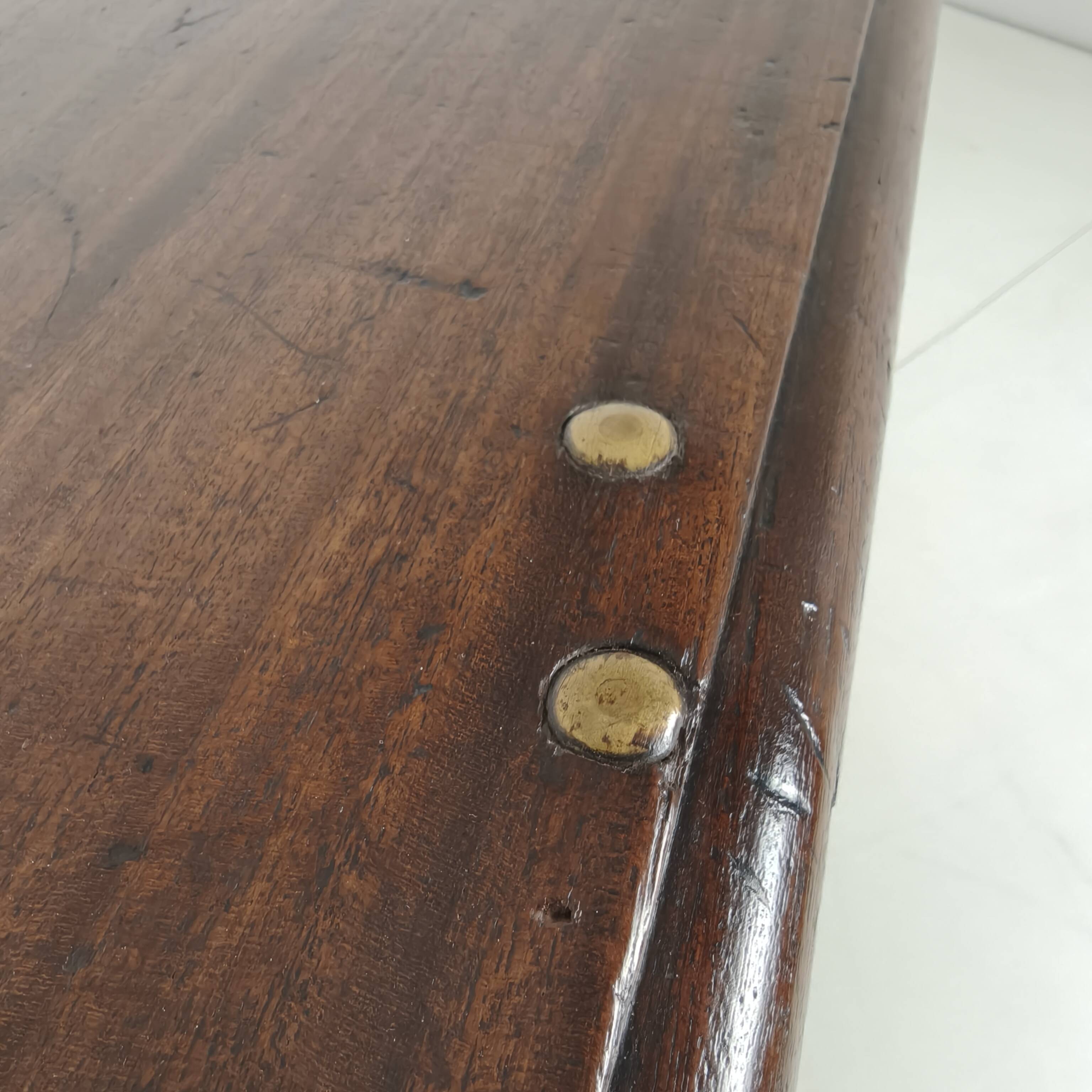 18th Century Dutch VOC Colonial Chest with Brass Mounts