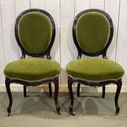 Pair of Napoleon III period chairs in rosewood - 19th century
