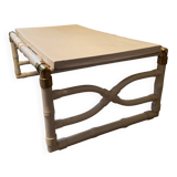 1970s "Kettal" Bamboo Coffee Table in Fiberglass