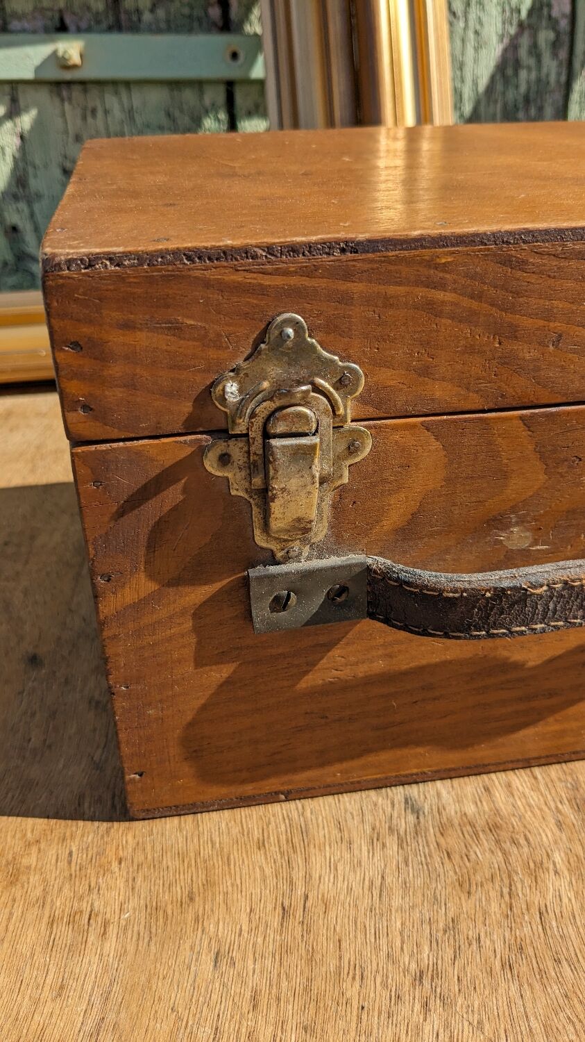 Wooden craft workshop box