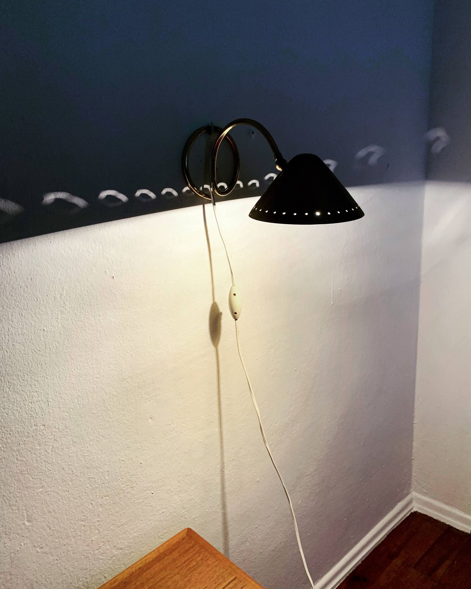 Lampe murale ou de table en laiton suédois