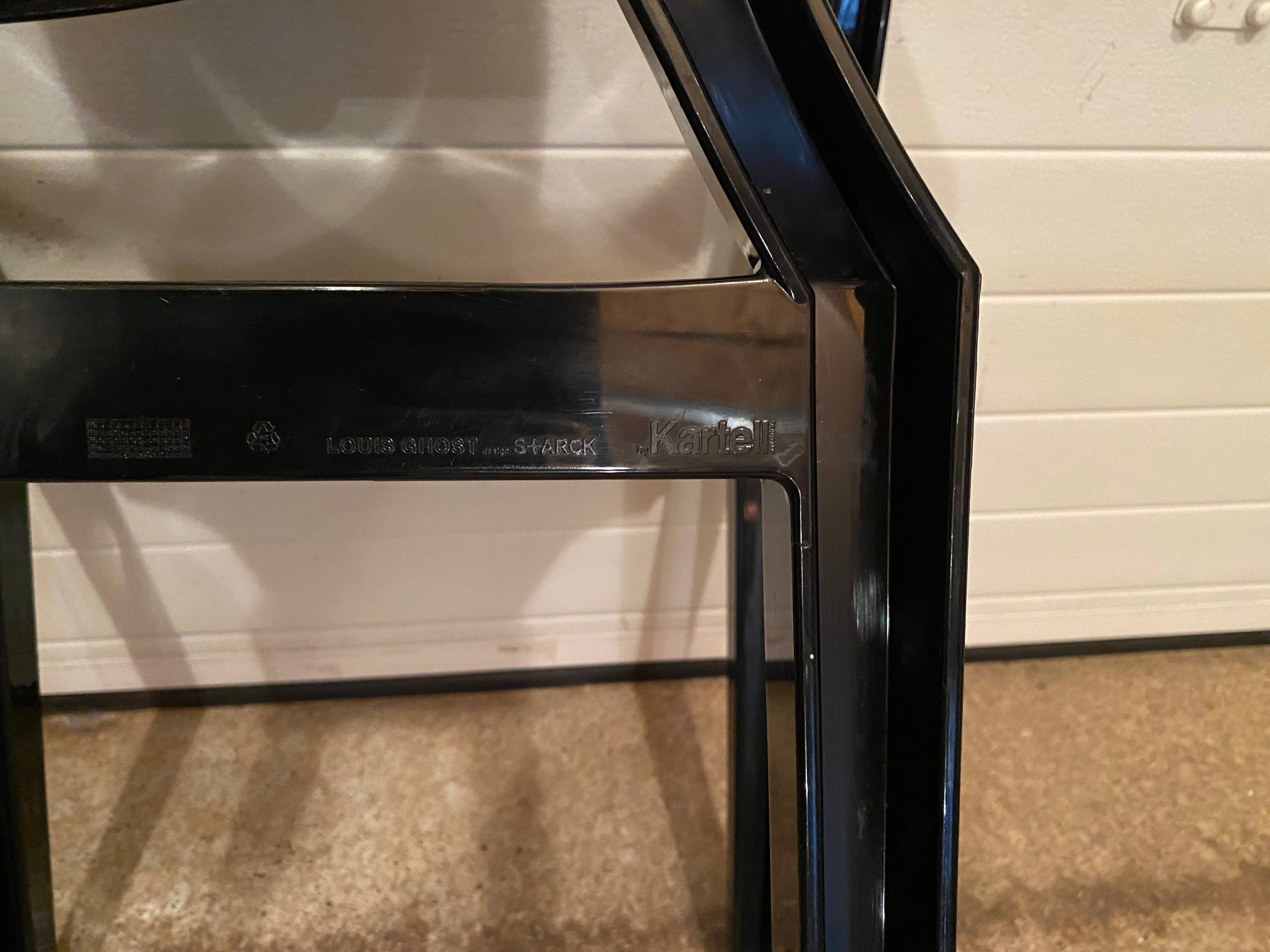 Louis Ghost armchair Kartell designer Philippe Starck