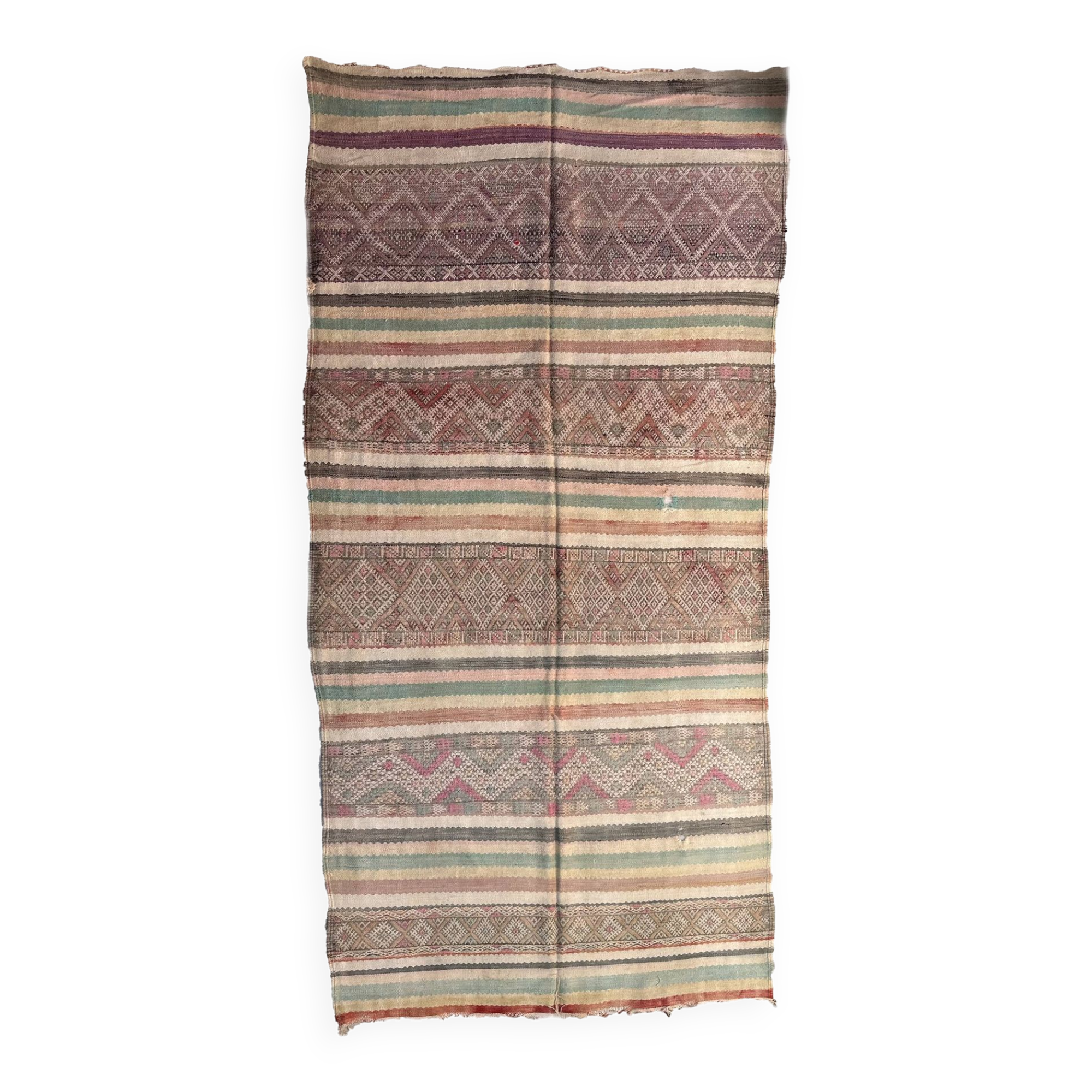 Moroccan Kilim Zayan Rug - 350 x 180 cm