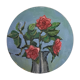 Peinture huile, bouquet de roses