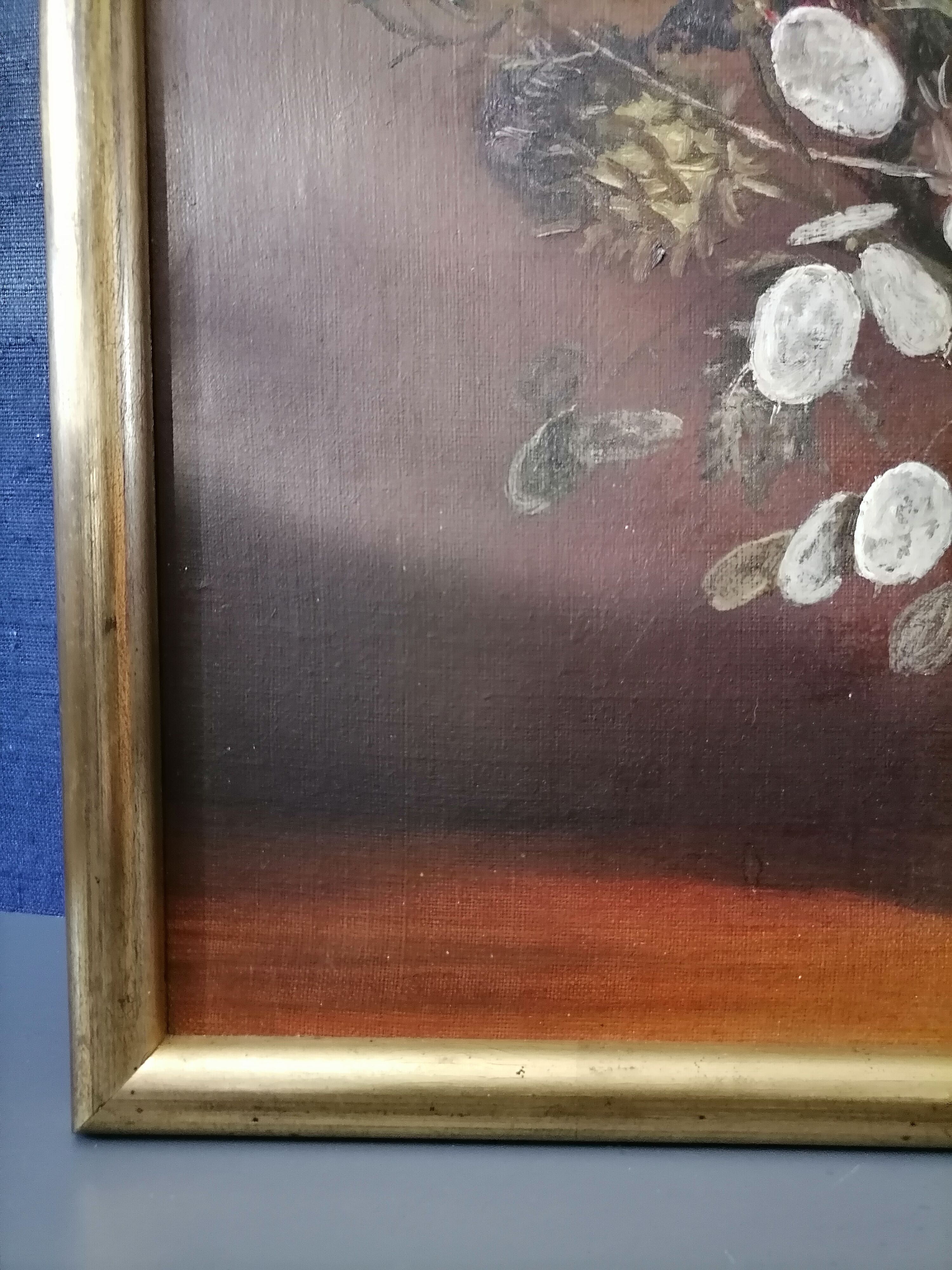 Tableau Andrée Cottray 1980, bouquet