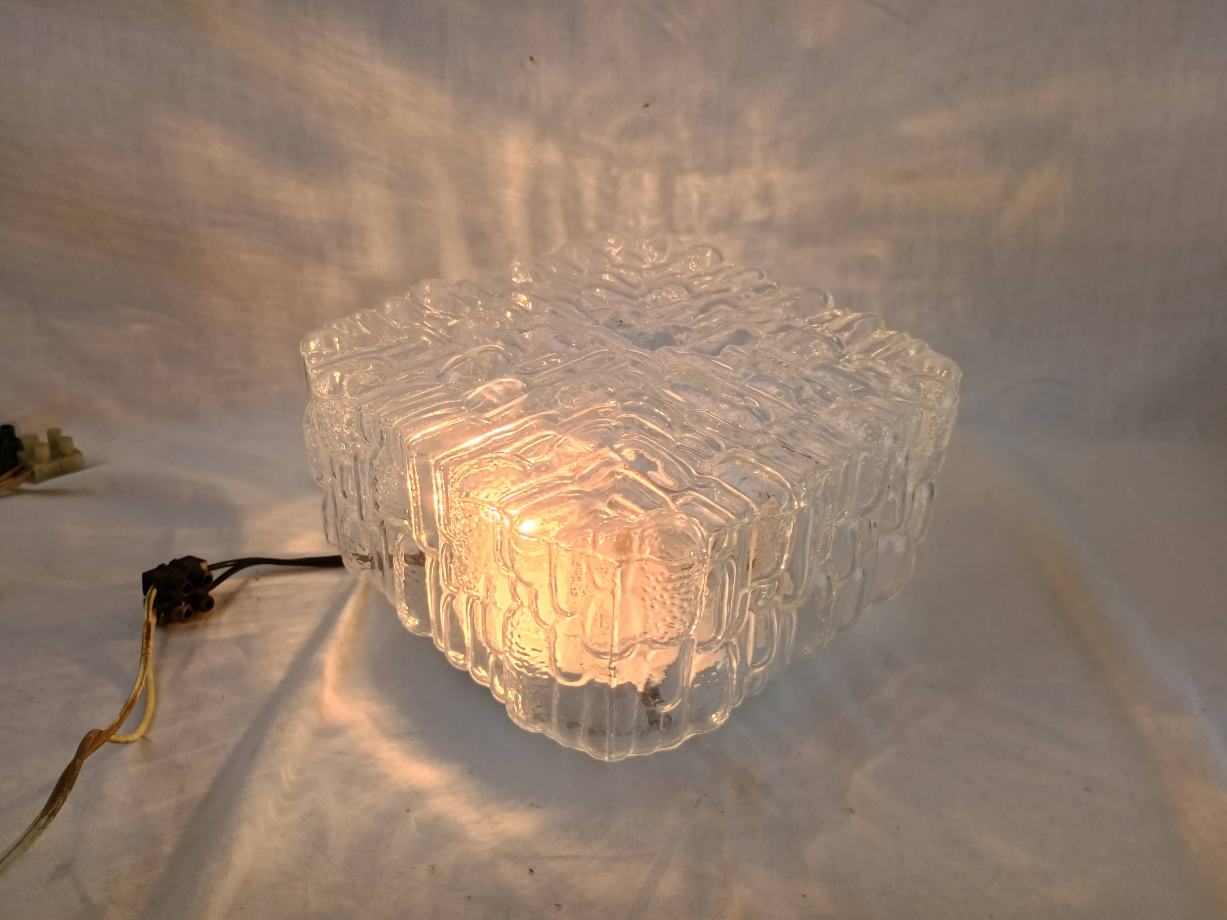Vintage french ceiling light from the 1960s pat angem.
