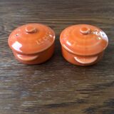 Le Creuset salt and pepper shakers
