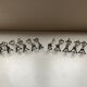 Silver metal animal knife door art nouveau style Sandoz