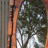 Miroir en bois ovale 120x70cm