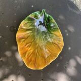 Empty pocket, slip dish in the shape of a leaf by Marc Giger