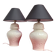 Two large pair of ceramic lamp