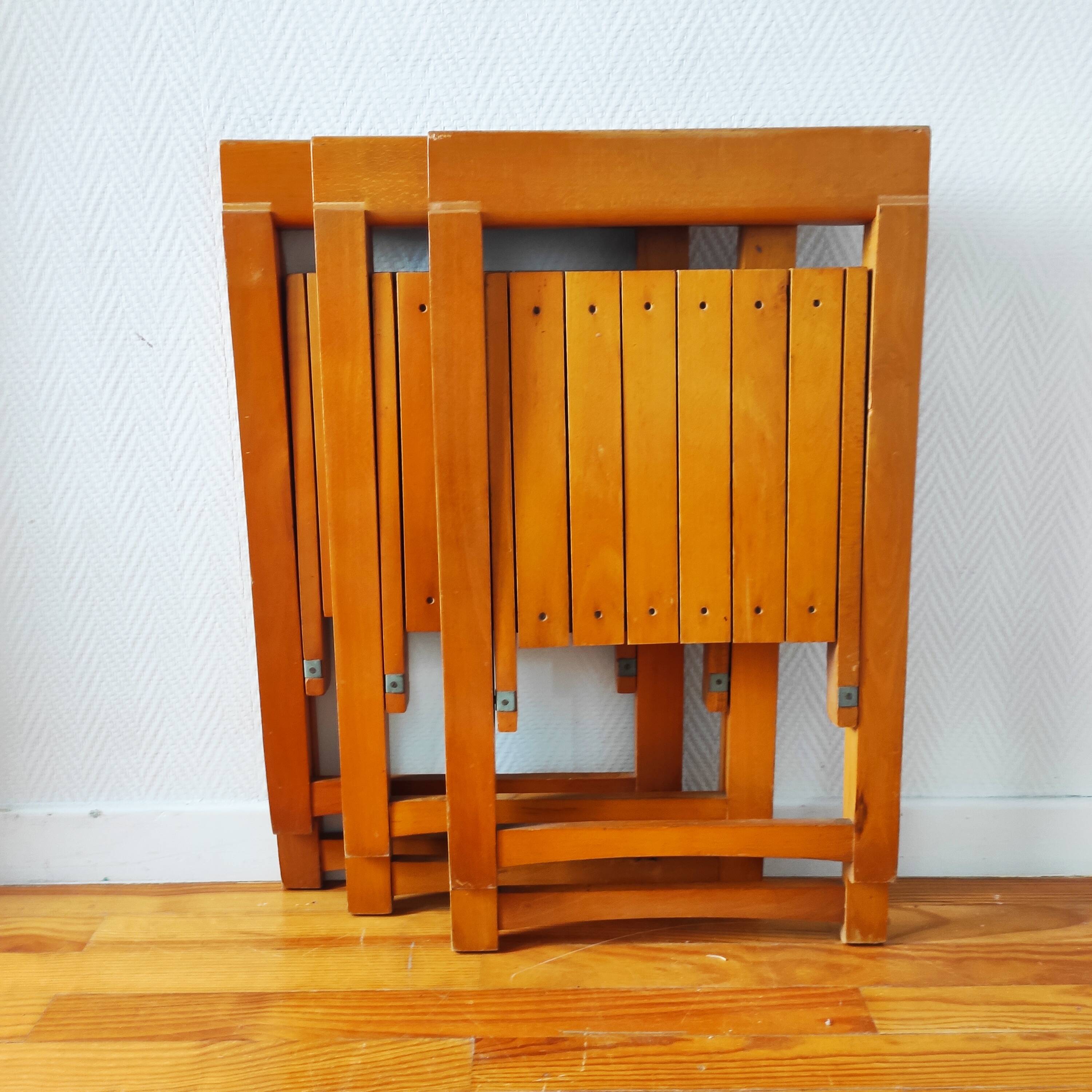 Vintage folding chairs