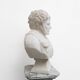 Buste en marbre blanc d'un empereur romain, XXe siècle