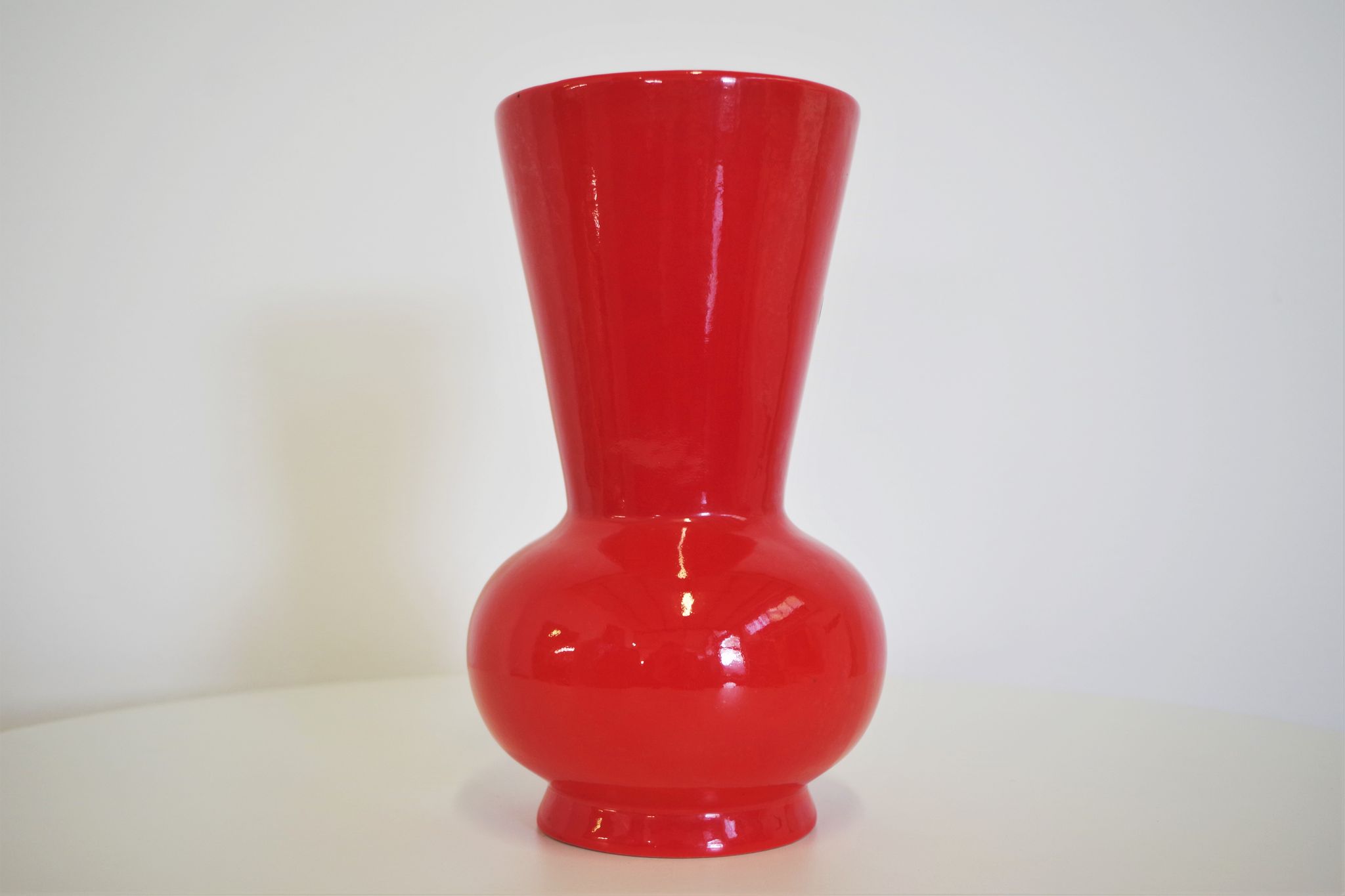 Italian ceramic vase by Pozzi, 1970