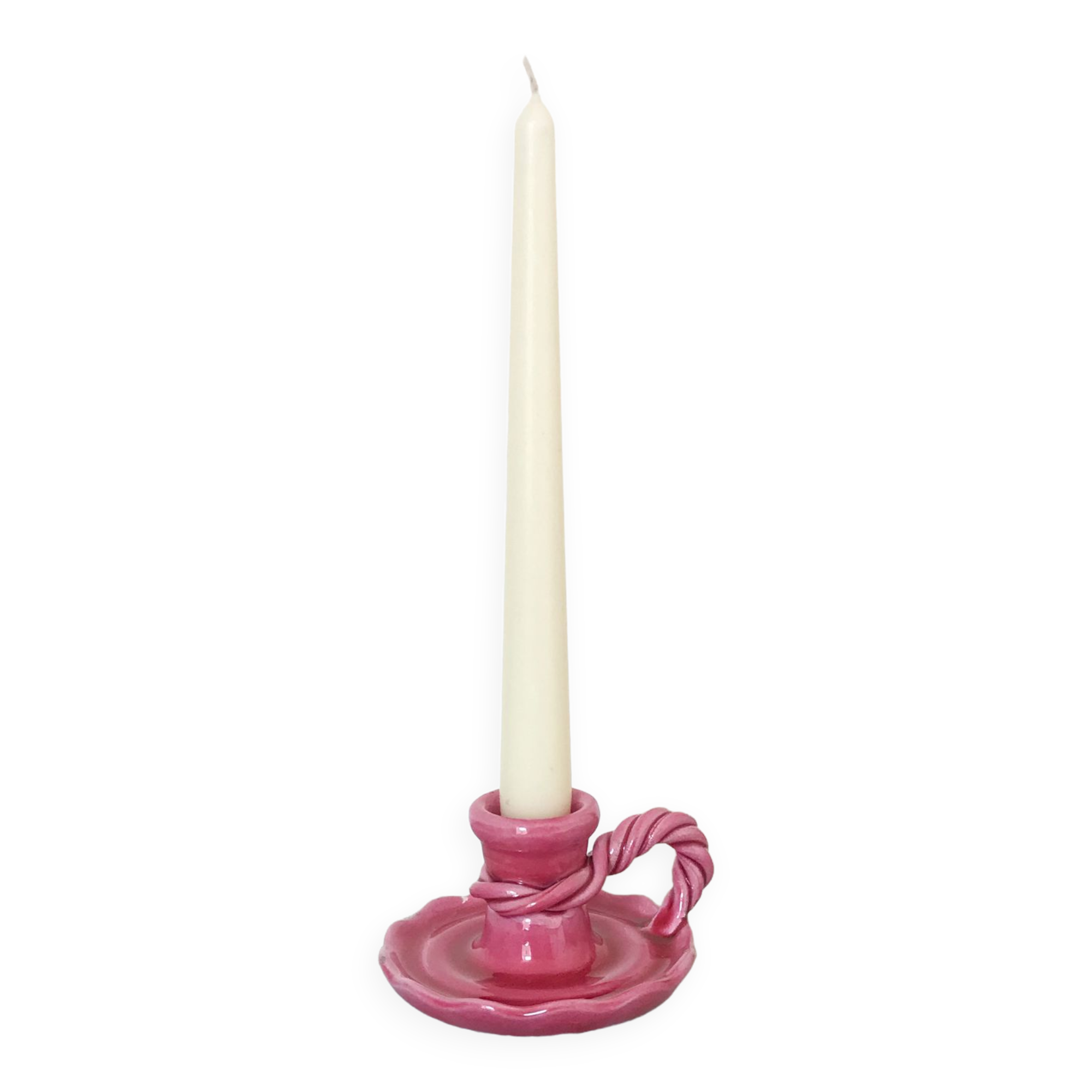 Vallauris ceramic candle holder
