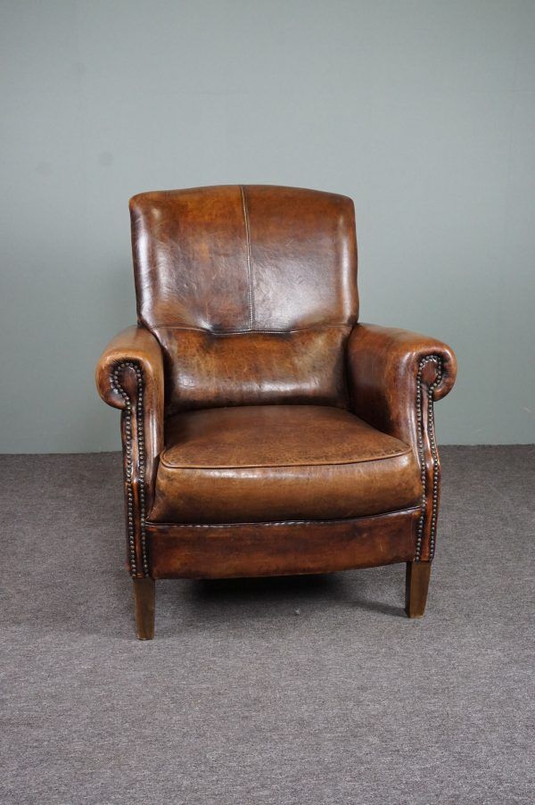 Sheepskin armchair