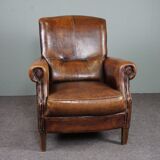 Sheepskin armchair