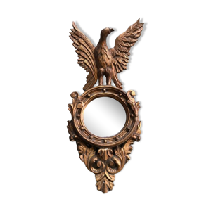 Miroir en bois doré Empire à