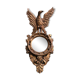 Miroir en bois doré Empire à décor d’aigle 40x97cm