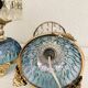 Paire de lampes en verre style Hollywood Regency, circa 1960