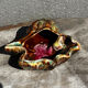 Vintage ceramic seashell trinket tray from Vallauris, 20/17 cm