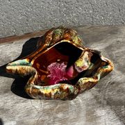 Vintage ceramic seashell trinket tray from Vallauris, 20/17 cm