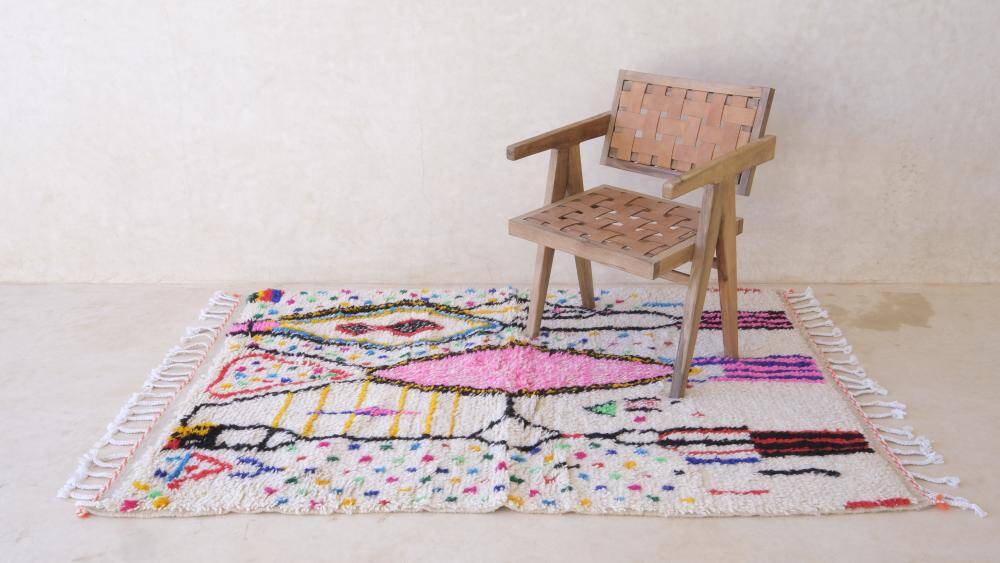 Small Berber Azilal Rug - 190 x 120 cm