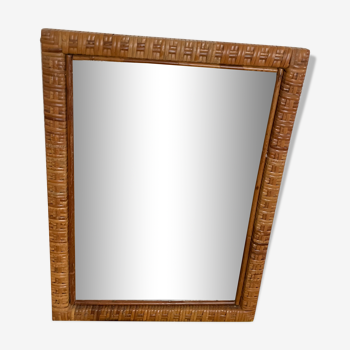 Rattan mirror year 70