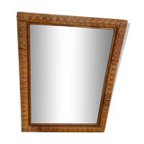 Rattan mirror year 70