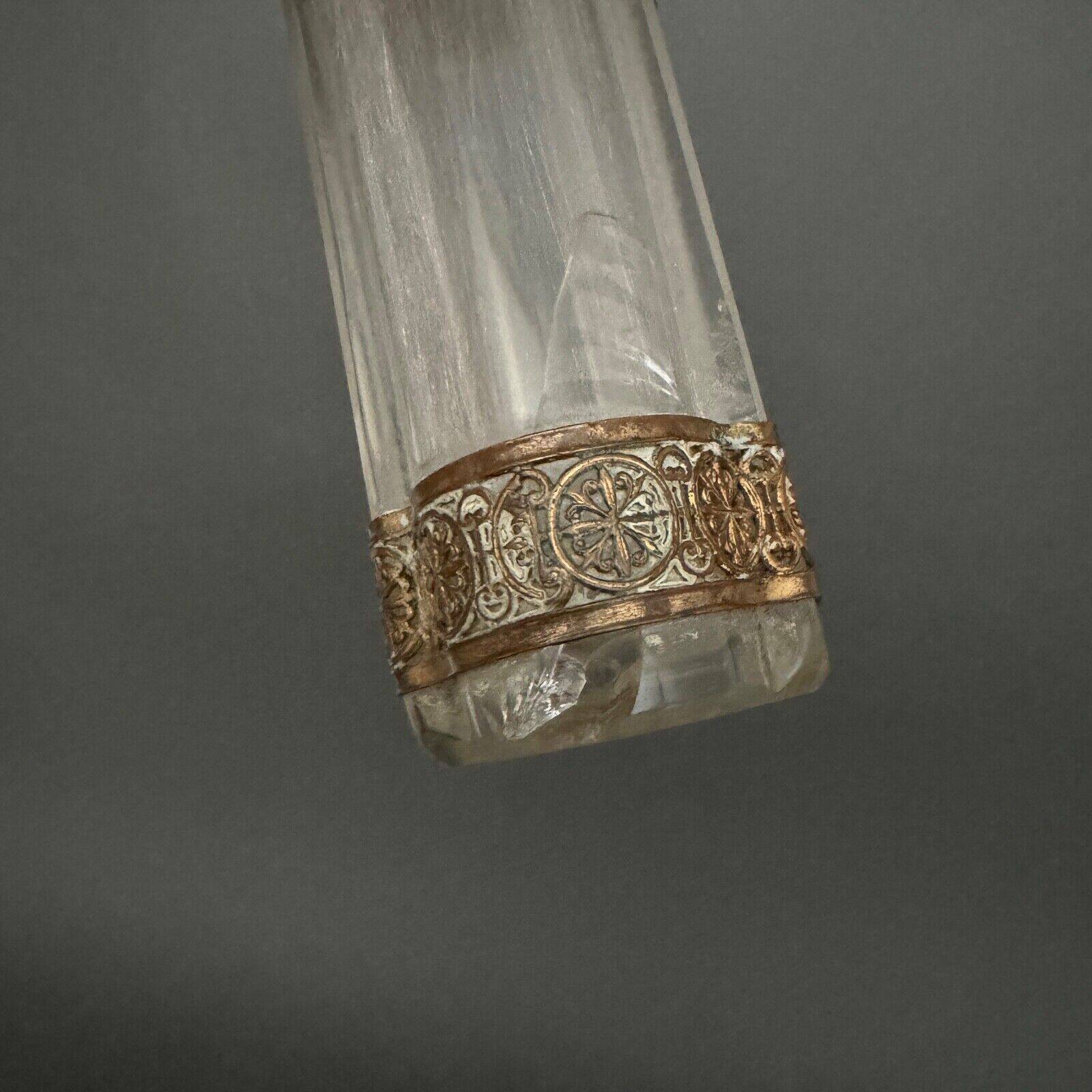 1900 soliflore vase decorated with a Louis XVI style brass gallery