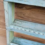 Burmese teak wall shelf