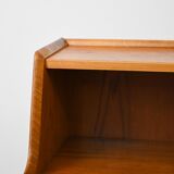 Scandinavian nightstand with double table top