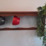 Vintage shelf 4 hooks