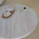 Omega circular coffee table natural travertine - 100cm D