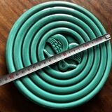 Art Deco trivet in green glazed earthenware - Saint Clément