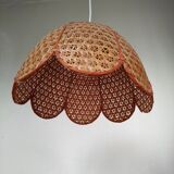 Rattan flower suspension